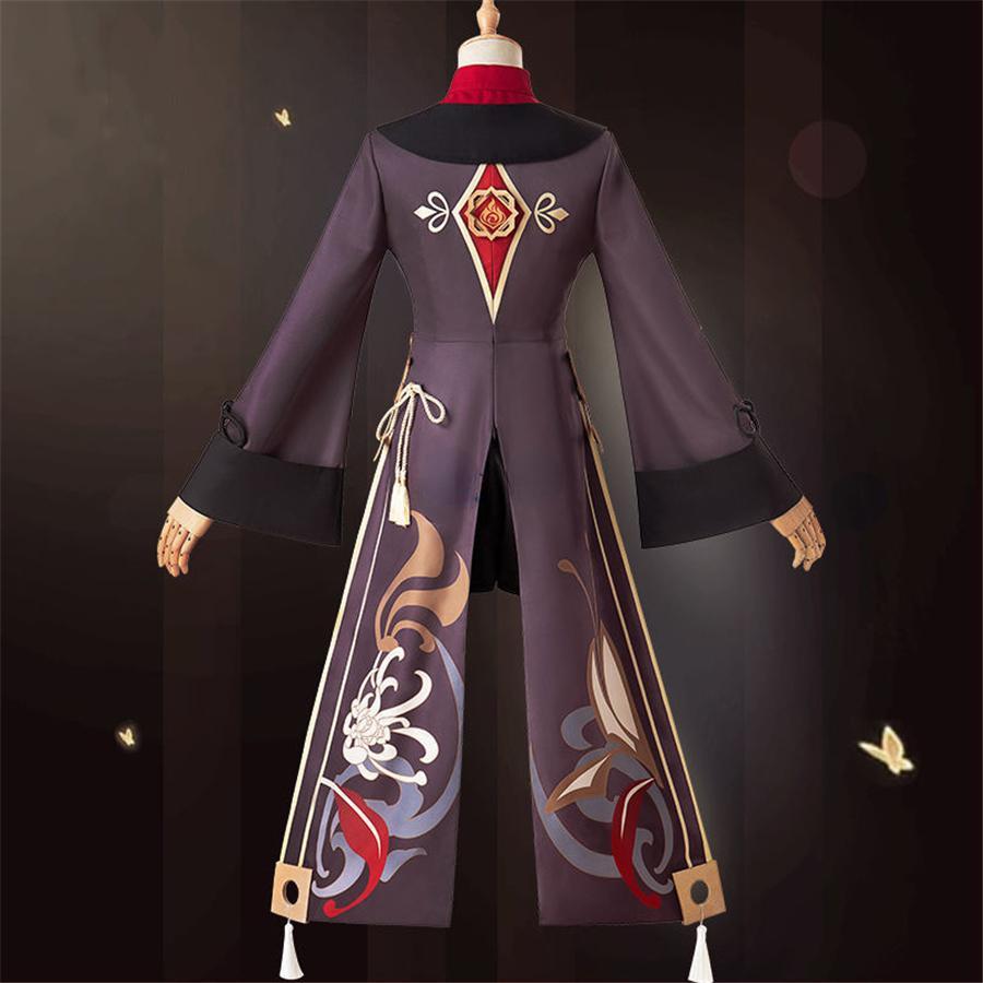 Hutao Cosplay Kostüm Uniform Perücke Cosplay Anime Spiel Hu Tao Chinesischen Stil Halloween Kostüme