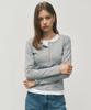 Wednesday Oasis For Woman Hug Mood Henley Neck Long Sleeve_Melange(W25-Tp42)
