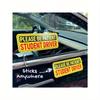 Zelfklevende stickers voor beginnende bestuurders, 10,3x4 inch, verwijderbare auto- en raamstickers voor studenten, beginnende bestuurders, DIY-stickers, PVC-stickers