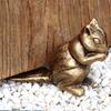 Squirrel Door Stopper Cast Iron Weighted Antislip Tall Door Stoppers Safety Door Wedge Animal Hardware Home Decor