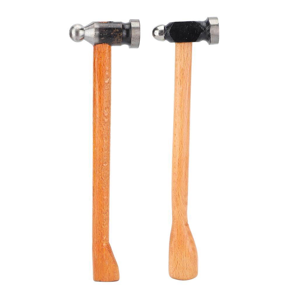 2 pièces Marteau à panne boule Double face Fabrication Quincaillerie Réparation Traitement Outil pour la maison
