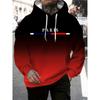 Men's Color-blocked Leopard Print Hoodie, Fashionable And Casual Long-sleeved Hooded Sweatshirt For Outdoor Everyday Use