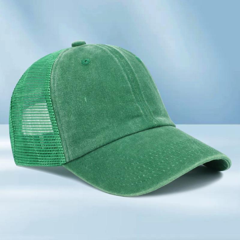 Gewaschene Netz-Kappe Bestickte Baseballkappe Bedruckte gewaschene alte Reisekappe