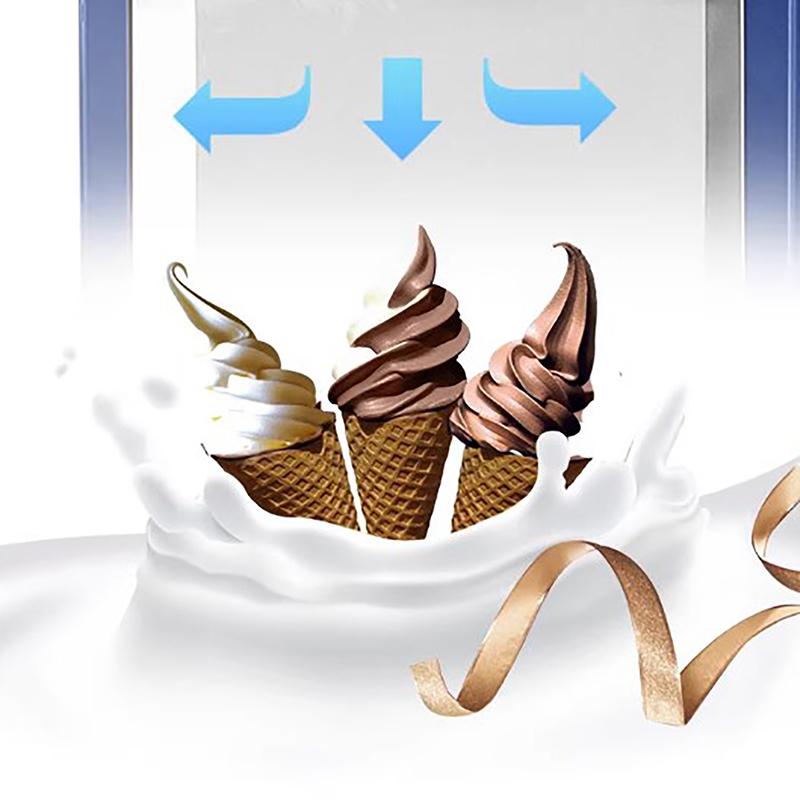 Ice Cream Shape Nozzle Lids Modelling Caps Replacement Soft Ice Cream Machines