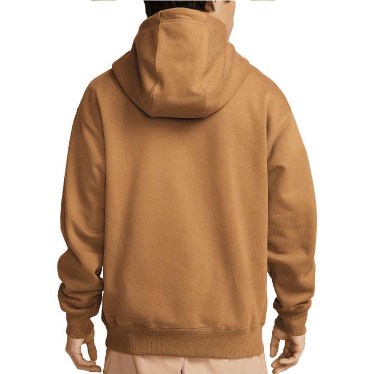 Nike Pattern Print Pullover Hoodie SS23 Men Tops Brown DV8840-270