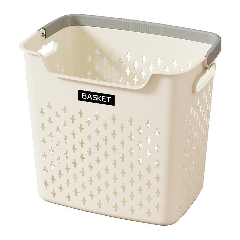 Laundry Basket with Handle Portable Storage Basket for Dirty Clothes Organizer Bathroom Bedroom Laundry Hamper for Home Use