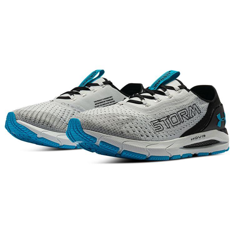 Under Armour HOVR Sonic 4 Storm Bekvämt Tyg Låg Topp Vardagliga Löparskor Dam Sneaker Halo-Grå 3025486-102