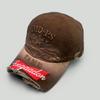 Spring And Summer American Niche Embroidered Alphabet Baseball Caps Men And Women Sunshade Holes Wind Broken Brim Personalized Peaked Cap