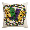 Mask Carnival Pillow Cover Digital Printing Living Room Bedroom Sofa Cushion Cushion Cover