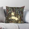 The Unicorn In Captivity Square Pillowcase Polyester Linen Velvet Creative Zip Decor Pillow Case Room Cushion Cover