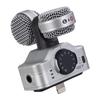 Zoom Microphone pour smartphone pour iPhoneiPad MS Microphone stéréo léger et compact Compatible avec le connecteur Lightning Sorti en 2021 iQ7