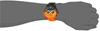 Gulliver De Color Aluminum Mineral Quartz Limited Commemorating Giants Baseball Player 400th Home TY146107 Black [Tendence] Watch, Black/Orange Dial,