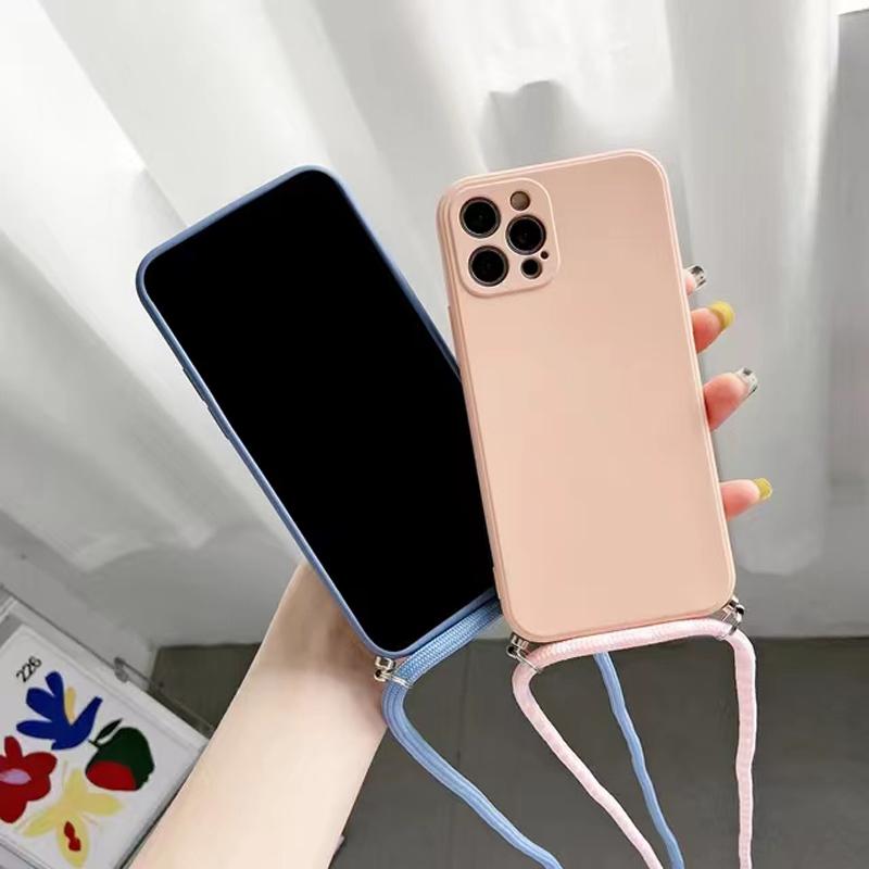 Necklace With Strap Cord Crossbody Lanyard Case For Google Pixel 7 6 8 9 10 Pro XL 7A 6A 9A Coque Cover Pixel 8 Pro 8A Funda