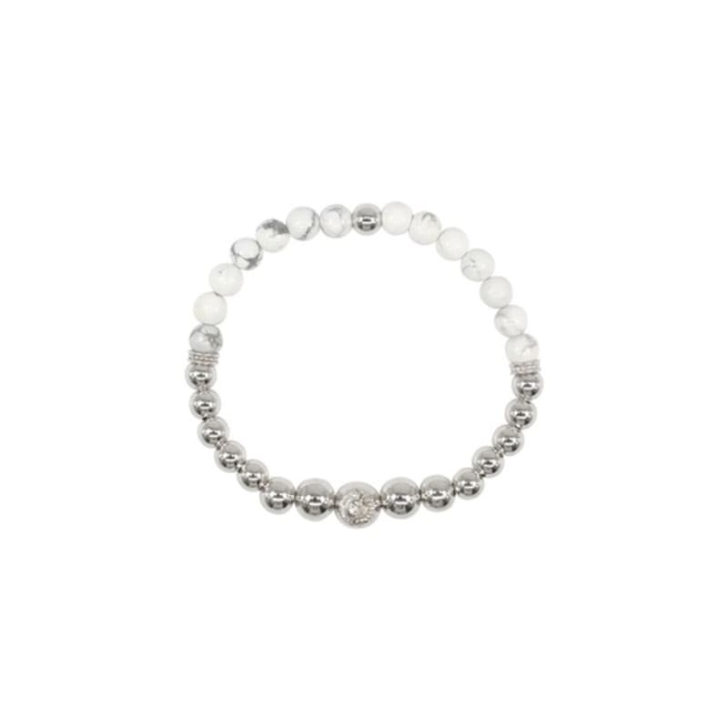 Bracciale Aphrose Persona con Pietre Colorate e Gemme (Bianco Argento)