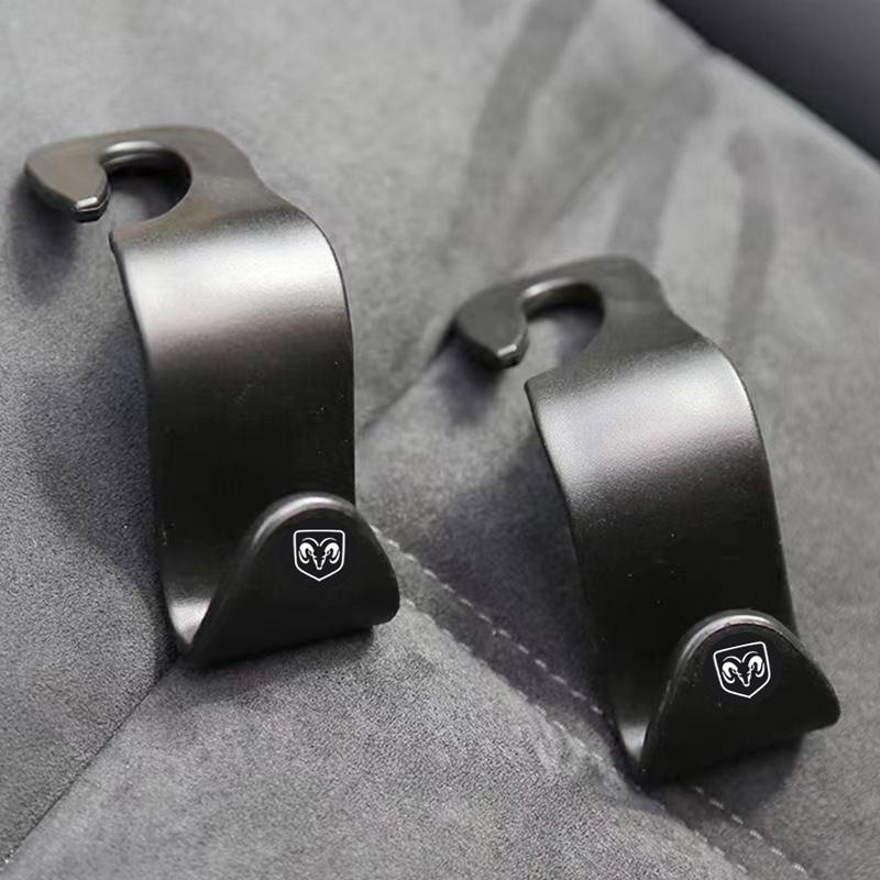 2/4Pcs Car Seat Hook Multifunctional Storage Hanger Car Styling for Dodge Journey Caliber Challenger Charger Ram 1500 Stratus Dart Dakota Durango