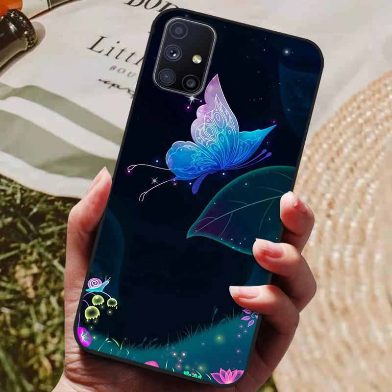For Samsung Galaxy M51 Case Wolf Cartoon Silicon Soft TPU Back Cover For Samsung M51 Phone Cases GalaxyM51 M 51 M515F Coque