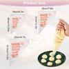 100pcs Cream Decorative Bags Disposable Pastry Bags Cake Home Cake Piping Tools Baking Accessories Icing Food Preparation Bags
