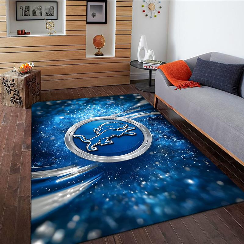 Lions Team  Carpet, Kitchen Rugs, Yoga Mat, Non-Slip Mats, Rug for Bathroom, Living Room Bedroom, Camping Rugs Christmas Gift