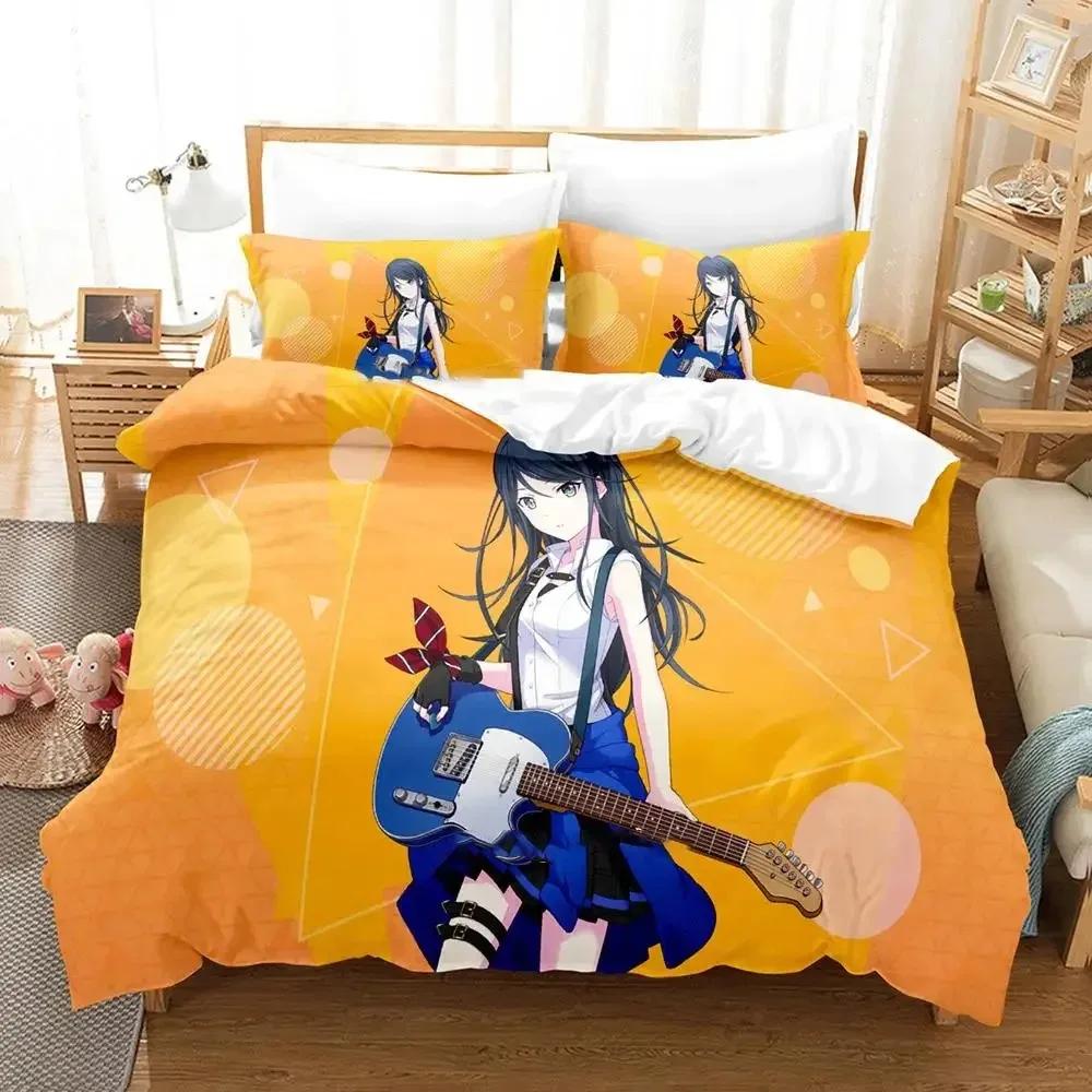 Anime Project Sekai Hoshino Ichika Bedding Set Single Twin Double Queen King Cal King Size Bed Linen Set