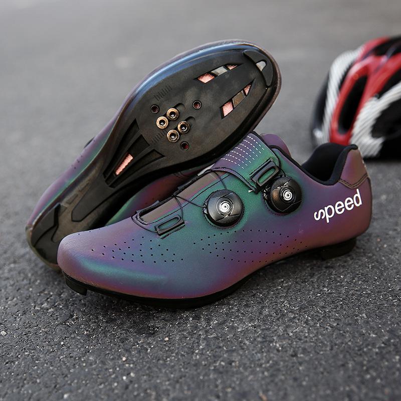Nouvelles chaussures d'équitation Lock Shoes Chaussures de vélo de route pour hommes et femmes Chaussures de rappel pour vélo de montagne éblouissantes