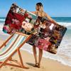 Home Alone Christmas Print Beach Towel, Large Soft Quick Dry Towel for Beach Camping Swimming