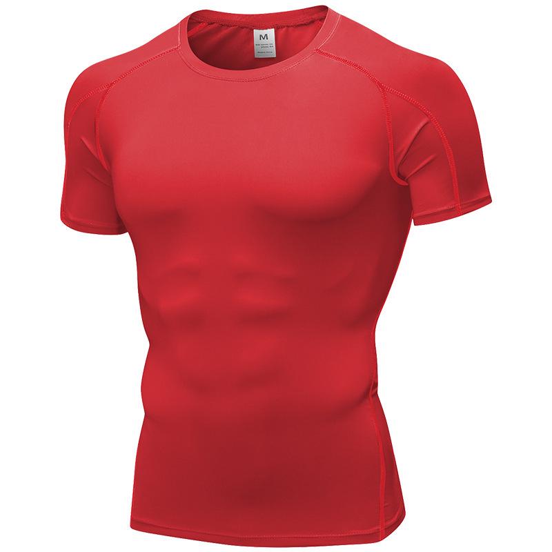 Men's Quick-Dry Compression Fitness T-Shirt - Short Sleeve