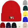 V Gesture Coffee Warm Knit Cap Beanie, Skull Cap Windproof Stretchy Hip Hop Bonnet Knitted Hat Beanie