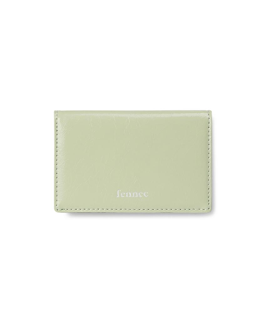 Fennec Crinkle Soft Card Case - Pistachio