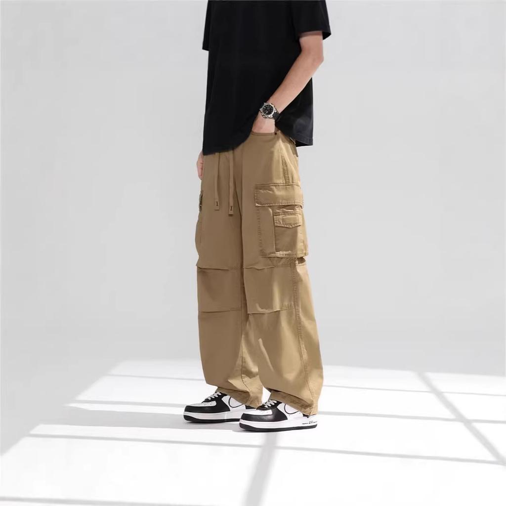 Men's New Loose Japanese Functional Wind Casual Trendy Brand Multi-pocket Overalls for