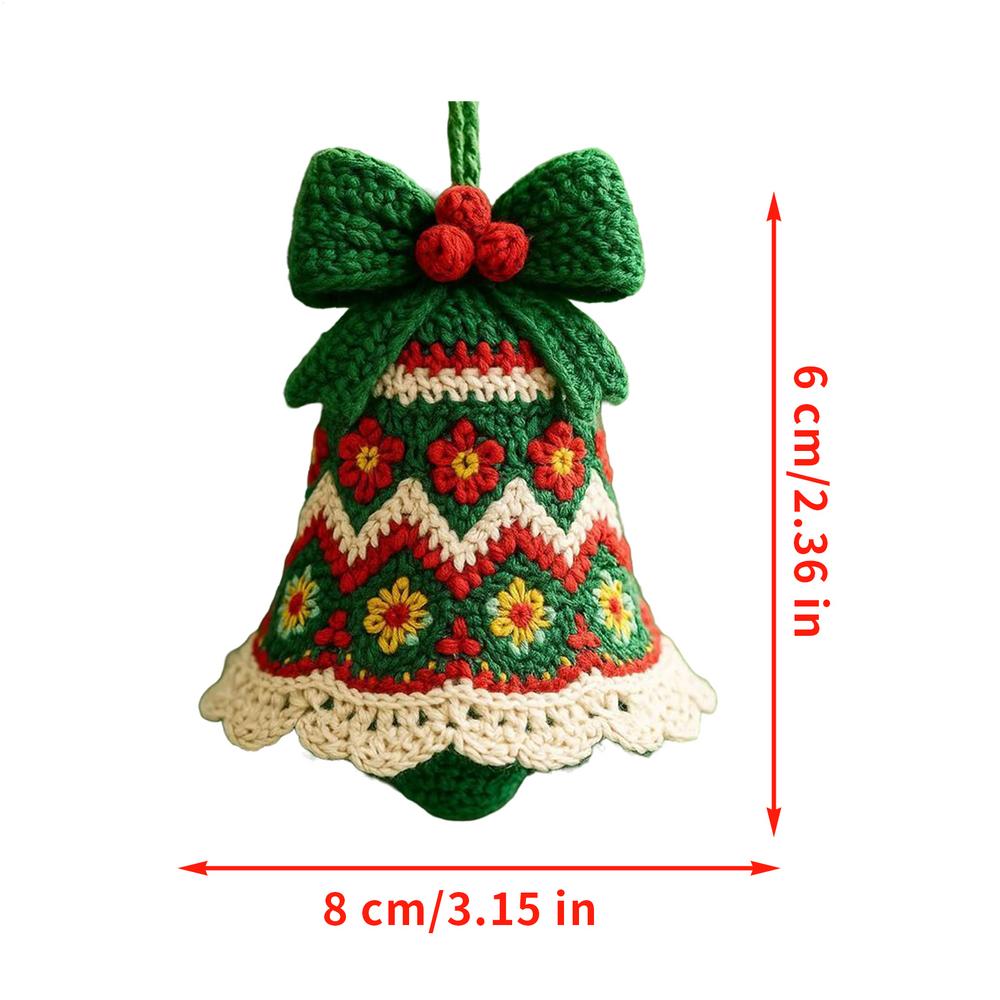 Weihnachtsschmuck Häkelset Einfaches Häkelset Weihnachtsglocke Dekoration Handgefertigt Strickset Für Erwachsene Jugendliche Kunst
