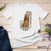 Camo Flaga Amerykańska Cocker Spaniel Angielski 4 Lipca USA Koszulka Unisex