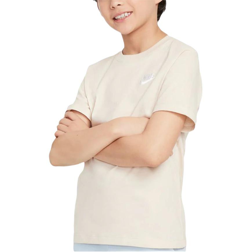 Nike Sportswear Club Pullover Hoodie Fleece Warm Soft Kids Hoodies Green-Frost White FZ5177-126
