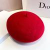 High quality non-pilling wool beret women's autumn and winter versatile warm painter hat new