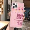 Mean Girls Burn Book Soft Phone Case For iPhone 16 15 14 13 12 11 Pro Max X XR XS 7 Plus 8 + SE 2020 Pattern Customized Cover 14