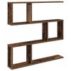 Wall Shelf Reclaimed Wood 80 X 12 X 79.5 Cm Engineered Wood
