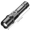Waterproof Powerful LED Flashlight TYPE-C Charging Portable Hand Lamp Telescopic Zoom Light  Hiking