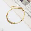 Exclusive For French Light Luxury Color Zircon Bracelet Women'S High-End Titanium Steel Snake Bone Chain Hand Jewelry