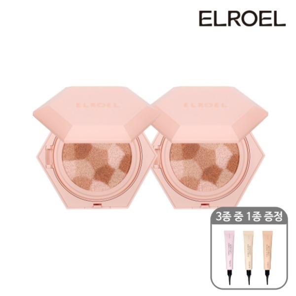 ELROEL Blending Compact Big Cushion 2 pcs + Concealer 1 pc