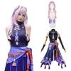 [CR ROLECOS] Genshin Impact Citrali Cosplay Costume with Wig, Full Set for Adults, Perfect for School Festivals (Size L)