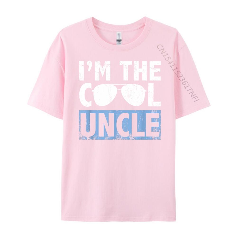 Im The Cool Uncle Shirt Gifts White T Shirt Men Streetwear