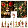 Christmas Tree Ornaments, Acrylic Hanging Xmas Tree Decoration Home Car Backpack Pendant Gift For Kids