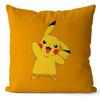 Pokémon Pokemon Taie d'oreiller Pikachu Mignonne Housse de coussin décorative Adaptée pour la maison Salon Canapé Décoration de pièce