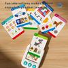 Russian Educational Flash Card Learning Machine Talking Flashcards for Kid English Electronic Audio Book Machine Toddlers Gift