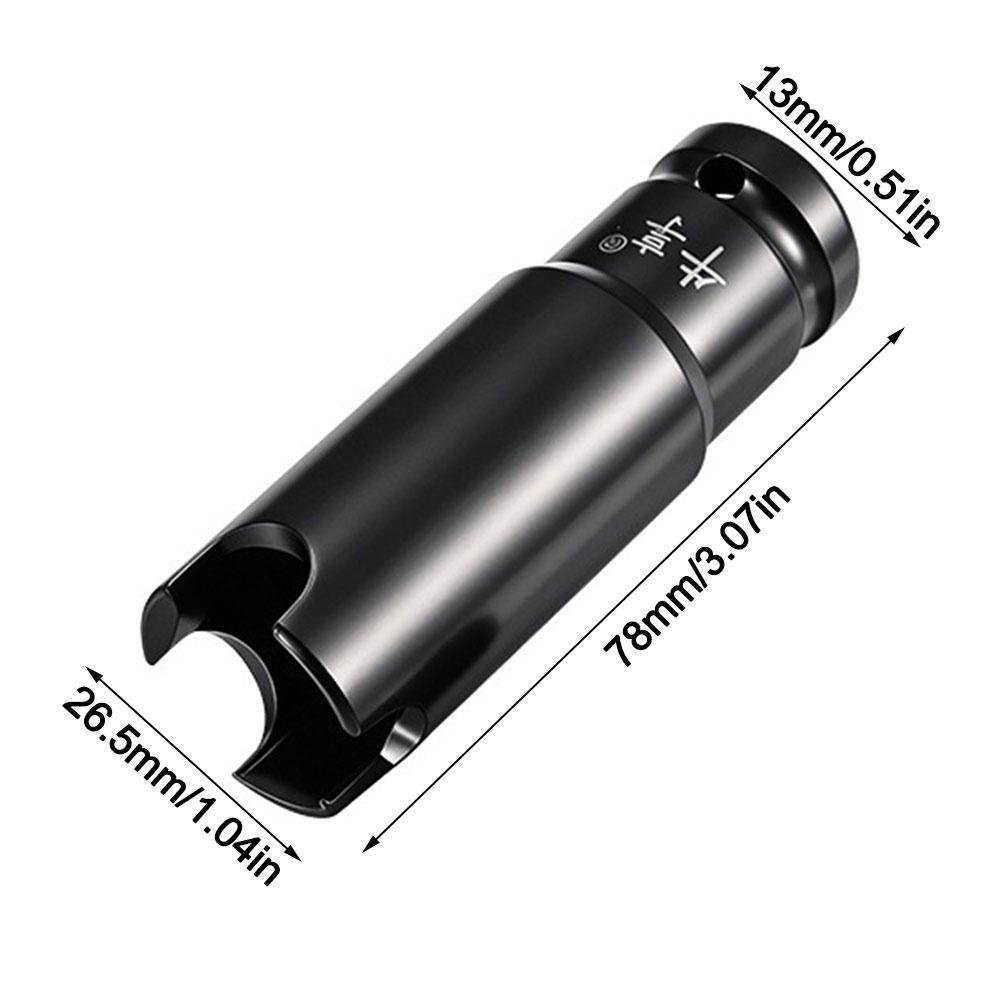 Multifunctional Electric Wrench Socket Woodworking Tool 12.5mm Socket New Extended Socket Head