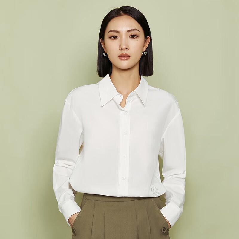 Women's Korean Style Commuter Long-Sleeve Shirt