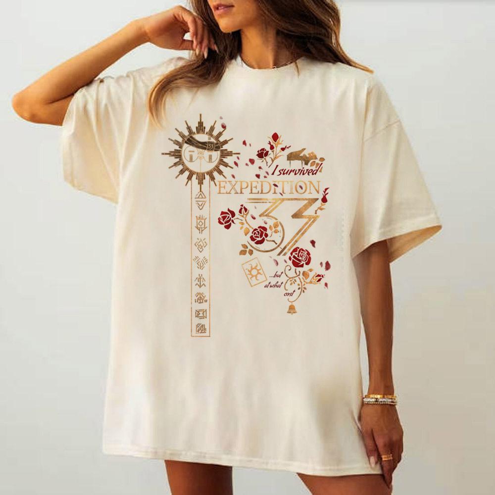 Expedition 33 top tees teen 80s harajuku Y2k Trendy kawaii Digital t shirt Comfortable 80s Retro graphic