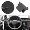 Car Steering Wheel Cover Trim Black Hand-stitched Microfiber Leather for Toyota Corolla 03-06 Caldina RAV4 Scion tC xA xB
