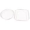 1Pc Air Fryer Rack Stackable Grilling Rack Stainless Steel Grill Basket Non-Stick Airfryer Tray Wire Rack Basket Kitchen Gadgets