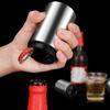 Stainless Steel Beer Bottle Opener Press Type Heavy Duty Automatic Juice Beverage Drinks Bottle Lid Remover Opening Tool Kitchen Bar Gadgets