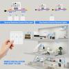 Interrupteur d'éclairage sans fil 433MHz Télécommande 1/2/3 Gang Interruptor Mural Interrupteur d'éclairage intelligent 10A 110V 220V Pour Lampe LED Accessoires Maison Intelligente